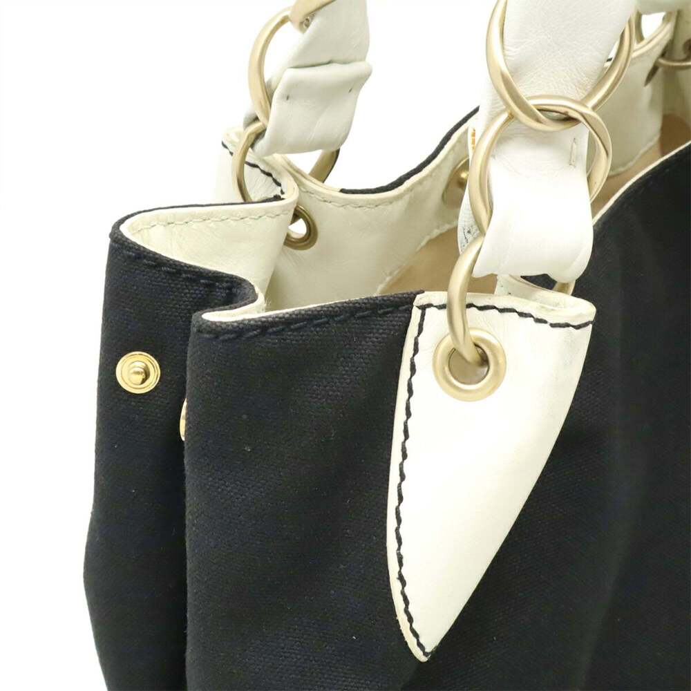 CHANEL Black Leather Logo Shoulder Bag - Picture 9 of 10